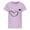 Light Purple, variant on Fshinging Toddler Girls T Shirts Graphic Tops Boys And Large Size Short Sleeved Double Heart Print Shirt Casual Blouses Size 3-4 Years