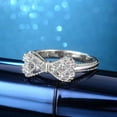 thumbnail image 3 of SEPARQI Women 925 Sterling Silver Butterfly Cubic Zirconia Thumb Ring Rings Women's Jewelry Lady Gifts, 3 of 5