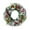 15.7inch, variant on Christmas Wreath with Lights 16 Inch Christmas Wreaths for Front Door with Large Pinecones and Snowy Flocked, Holiday Decoration for Fireplace Xmas Decor