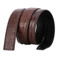 thumbnail image 2 of Correa de cinturón de 3,5 cm para cinturón con hebil de trinquete automática ( CORREA HEBIL) Marrón 1 Zulema Cinturones casuales para hombre, 2 of 8