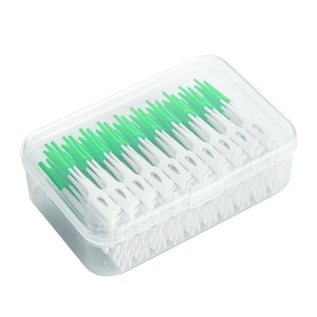 ACDANC 160Pcs Flossers for Adults Precise Cleaning Dental Tools Anti-Slip Design Lightweight Design Tooth Picks Flossers,Green