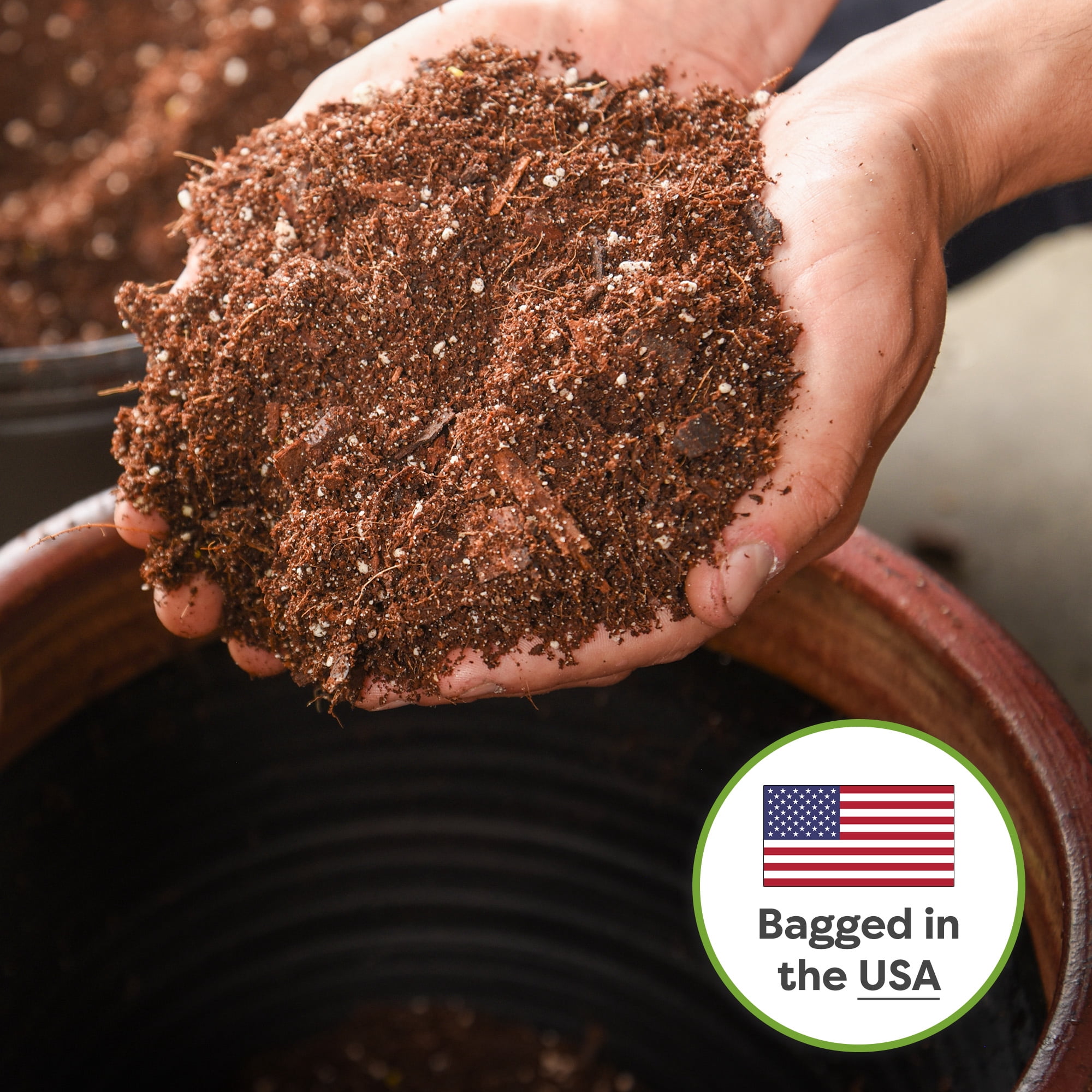 Organic Snake Plant Soil in 8qt. Bag, Potting Mix for All Snake Plant Varieties, High Drainage