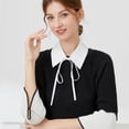 thumbnail image 5 of YEKEYI False Collar Blouse Half Shirts Detachable Fake Blouse Women Faux Shirt, 5 of 8