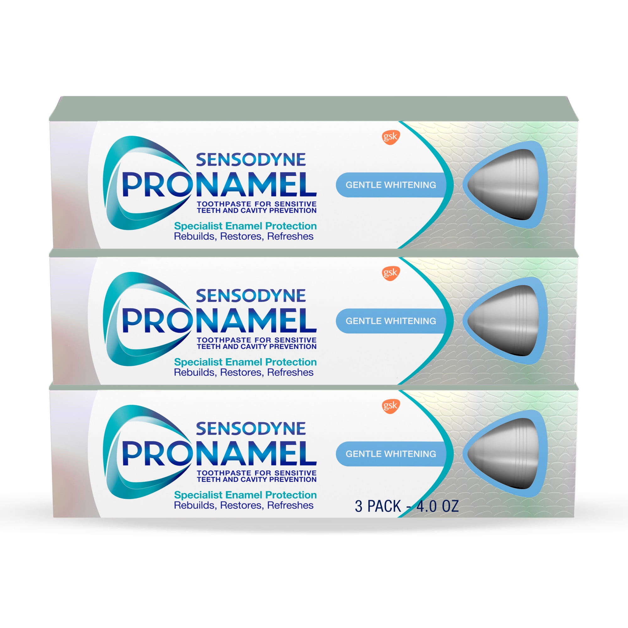 Sensodyne Pronamel Gentle Whitening Sensitive Toothpaste Alpine Breeze 4 Oz 3 Pack Walmart