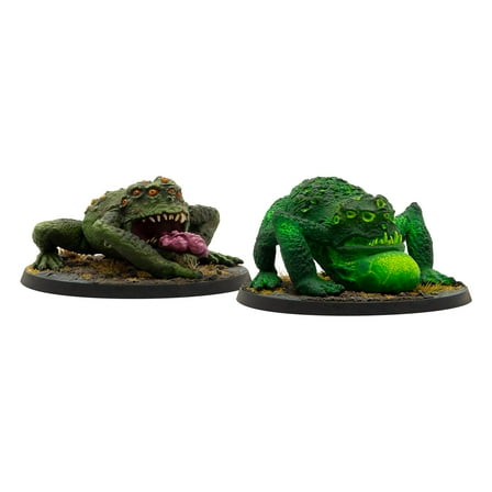Modiphius Entertainment: Fallout: Miniatures - Creatures - Radtoads - 2 Resin Figures, Unpainted & Unassembled, RPG, Wilds Of Appalachia, Licensed