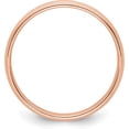 thumbnail image 2 of Solid 14k Rose Gold 4.2mm Milgrain Half-Round Wedding Band Size 10 - Ring Size 10.0, 2 of 6