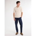 thumbnail image 2 of Free Assembly Men’s Cozy Yarn Textured Sweater Polo with Short Sleeves, Sizes XS-3XL, 2 of 5
