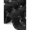 thumbnail image 6 of DARING DIVA Women's Plus Lace Cardigan Open Front Cover Up 1X Black, 6 of 6