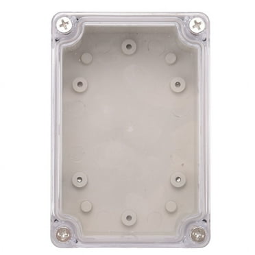 6x6x3 Weatherproof Junction Box - Plastic Electrical Enclosure For Outdoor Use