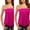 Hot pink, variant on snowsong Womens Tops Tank Tops Women Solid Casual Wrapped Chest Loose Sleeveless Top Blouse Summer Tops For Women Black L