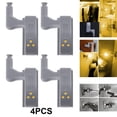 thumbnail image 1 of 4PCS Universal 0 25W LED Sensor Bisagra para Gabinete Dormitorio(WW), 1 of 7
