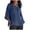#07Dark Blue, variant on Linen Shirts for Women Solid Color Basic 3/4 Sleeve Tops Summer Casual Crewneck Tunic Top Plus Size Vacation Blouses Blue S