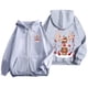 thumbnail image 4 of WILLBEST Sudadera de Mujer con Estampado Navideño, Cremallera, Manga Larga, Bolsillo, Cordón Ajustable y Capucha Informal 2182 Grande, 4 of 8