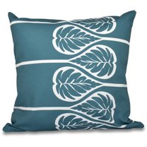 Simply Daisy 16" x 16" Fern 2 Floral Outdoor Pillow