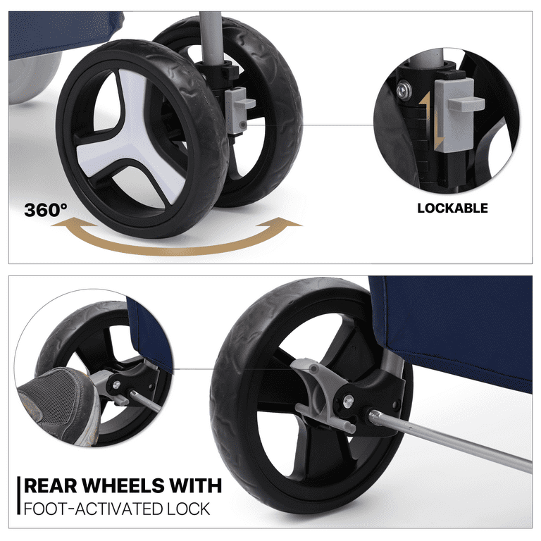 Stroller hot sale with wheels