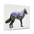 thumbnail image 2 of Tangletown Fine Art Rocky Mountain Grey Wolf by Davies Babies Poster Frame - 15 x 22 x 1.5 in., 2 of 2