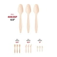 thumbnail image 5 of Smarty Natural Birch Wood Eco-Friendly Disposable Dinner Spoons 600ct, 5 of 7