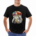 thumbnail image 2 of Ginger Hair Space Women Astronaut T-shirt Tee Oversized SF style Short Sleeve Top, 2 of 4