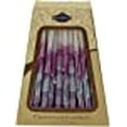 thumbnail image 3 of Majestic Giftware 45-Pack Safed Handcrafted Hanukkah Candles, 6 Inch, Purple/White (CP32), 3 of 3