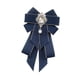 thumbnail image 2 of Broche con lazo de cinta, broche de pajarita, broche con lazo preanudado, broche decorativo moderno para dama Azul, 2 of 9