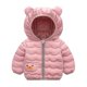 thumbnail image 1 of Moda dibujos animados niños niñas abrigo acolchado chaqueta de invierno ropa abajo chaqueta de algodón, 1 of 3