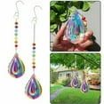 thumbnail image 5 of EOEMY Rainbow Suncatcher Chandelier Lamp Hanging Prism Crystal Pendant Home Ornaments-#3-Angel Tears-50mm, 5 of 9