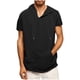 thumbnail image 1 of Pantalones para Hombres Cortos Casual Sólido Manga Corta Blusa con Capucha, Top de Bolsillo con Ajuste Suelto para Uso Al Aire Libre Y Diario, Tela de Poliéster, 1 of 6