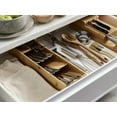 thumbnail image 4 of Joseph Joseph DrawerStore Bamboo Drawer Organizer for Silverware, Cutlery & Flatware, 4 of 8