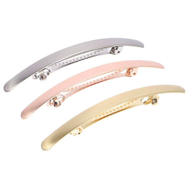 pinzas para el pelo, accesorios para el cabello, pasadores para mujeres y niñas (dorado, plateado, oro rosa).