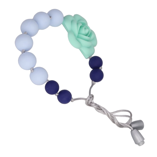 Collares y Pulseras para Masticar para Niños Sensoriales Collar de Silicona para Dentición de bebé y Pulsera Masticable Juguetes para Morder con Colgante para Lactancia de ANGGREK Otros