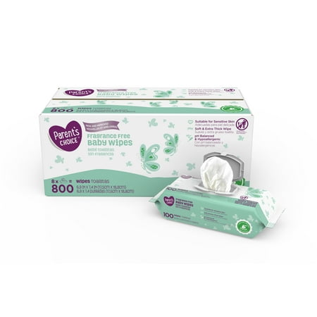 Parent's Choice Fragrance Free Baby Wipes (Choose Your Count)