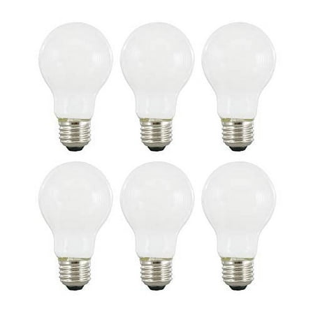 Sylvania 75W A19 Soft White Dimmable LED Light Bulb, 14 Year, 6 Pack