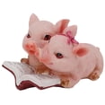 thumbnail image 4 of Animal Statues, Resin Material Pig Statue Hand Painted Attractive Decorative  For Collection For Gift, 4 of 8