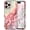 All Rose Gold, variant on Case for iPhone 16 Case (2024), [Military Grade Drop Tested] Marble Pattern Design Slim Rugged Shockproof Women Girls Men Protective Anti-Scratch Cover for iPhone 16, Blue Cyan