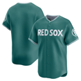 thumbnail image 1 of Men's Boston Red Sox Baseball Jersey Green #NoNumberEmbroideredBreathableBaseballJersey, 1 of 2