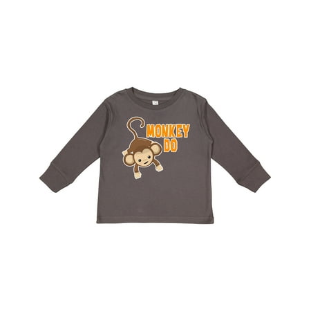 

Inktastic Monkey Do with Monkey Gift Toddler Boy or Toddler Girl Long Sleeve T-Shirt