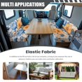 thumbnail image 3 of XYZCANDO Floral RV Dinette Cushions Washable 2 Seat Sofa Cover Universal Camper Accessories Comfortable Couch Cushion Covers for Women Sofa Slip Covers for 2 Seat Cushion Couch Yellow, 3 of 7