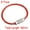 Red, variant on Uxcell 250mm Length Coated Stainless Steel Keyring Loop Cable Black 6 Count