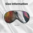 thumbnail image 4 of Uemuo Colorful Haired White Horse Pattern Sleep Eye Mask - Light Blocking Sleep Mask Blocking Out Light Perfectly, Soft and Comfortable Night Eye Mask, Eye Blinder, 4 of 7