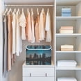 thumbnail image 6 of Strarry Sky Lake Storage Basket for Shelves Foldable Container Organizer for Organizing Toys Clothes Books with Handles, 6 of 7