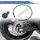 thumbnail image 2 of Manguera de aceite de freno de motocicleta de 80 cm, cable de abrazaderas de embrague hidráulico para motocicletas, bicicletas de tierra, ATV, negro, 2 of 6