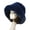 Navy Blue, variant on Eoperou Bucket Hat Oversized Fluffy Wide Brim Soft Thickened Ear Faux Fur Winter Thermal Women Fisherman Cap for Daily Life