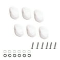 thumbnail image 4 of 6 PCS Vintage String Tuning Pegs Replacement Machine Heads with White Plastic Buttons for Electric Guitar, 4 of 8