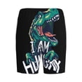 thumbnail image 5 of Fotbe Hungry Tyrannosaurus Pajama Shorts for Men, Men's Pajama Bottoms, Sleepwear,Short Pajama Pants-4X-Large, 5 of 9