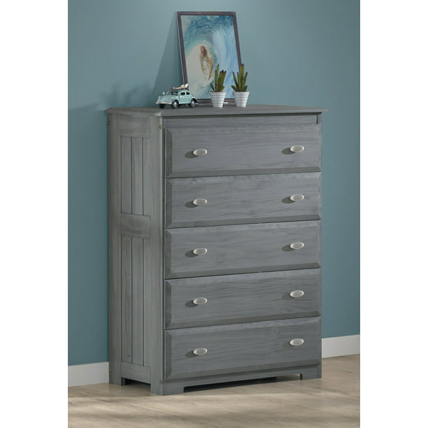 American Furniture Classics Solid Pine Five Drawer Chest In