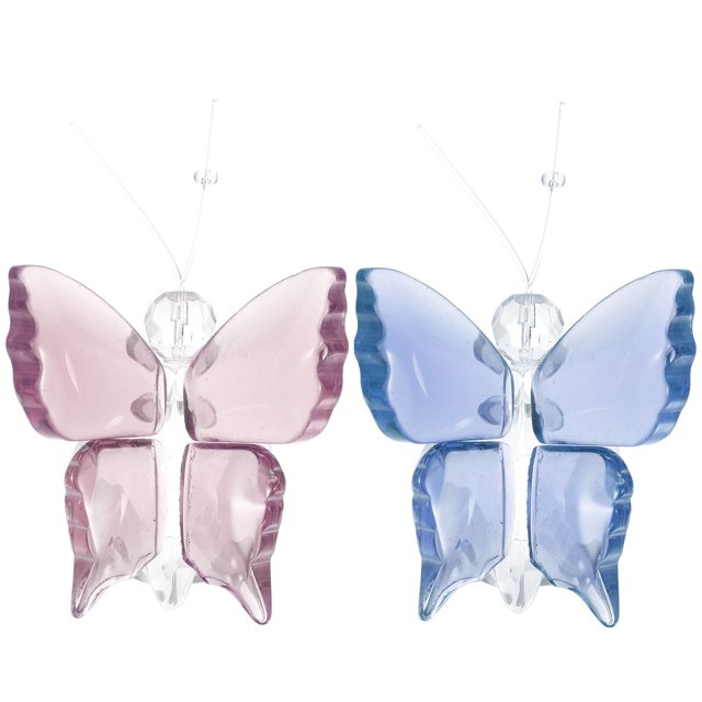 2pcs Crystal Ornament Desktop Craft Adornment Adornment for Home