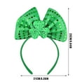 gbifzutdjp Clearance! Butterfly Hair Clips 1 Pcs St. Patricks Day Green Headband Shamrocks