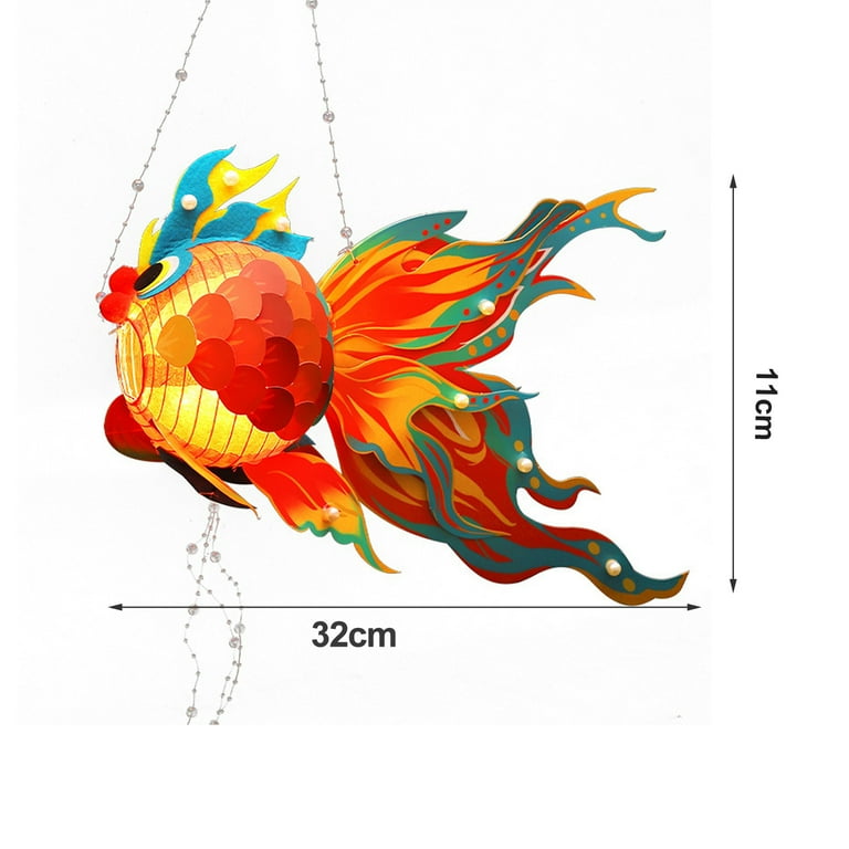 Trayknick Lantern Material DIY Kit - Goldfish Lantern Set