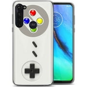 TalkingCase Clear TPU Phone Case Motorola Moto G Stylus, Gameboy Print, Light Weight,Ultra Flexible,Soft Touch,Anti-Scratch
