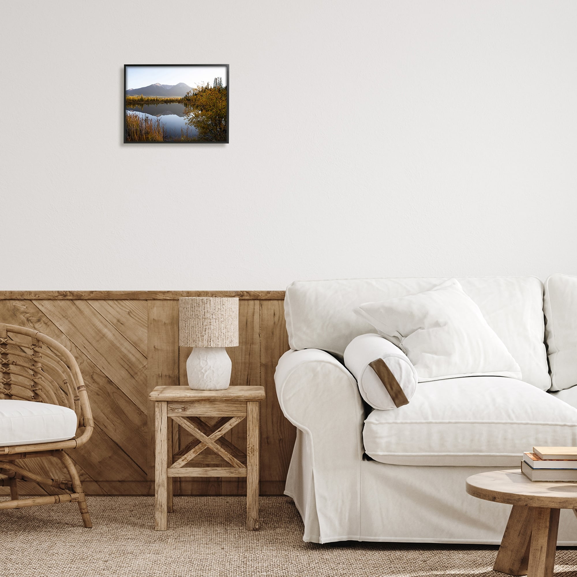 Stupell Industries Breathtaking Mountain Lake Reflection Landscape Photography, 14 x 11, Design by Carol Robinson